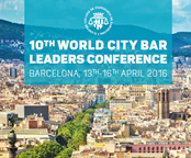 NOTA DE PREMSA:L’ICAB acull del 13 al 16 d’abril la 10a edició de la ‘World City Bar Leaders Conference’