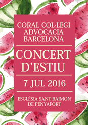 AGENDA: 7 de juliol, concert d’estiu de la coral l’ICAB  