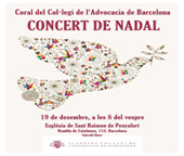 AGENDA: 19 de desembre, concert de Nadal de la Coral de l’ICAB