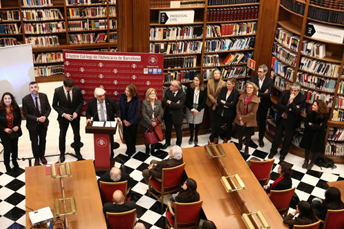 NOTA DE PREMSA. El degà de l’ICAB, la presidenta de la Diputació de Barcelona i els consellers de Justícia i de Cultura inauguren la Biblioteca del Col·legi de l’Advocacia de Barcelona