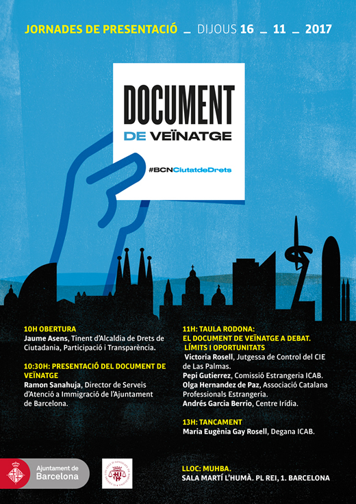 Jornada de presentació: 'Document de veïnatge'