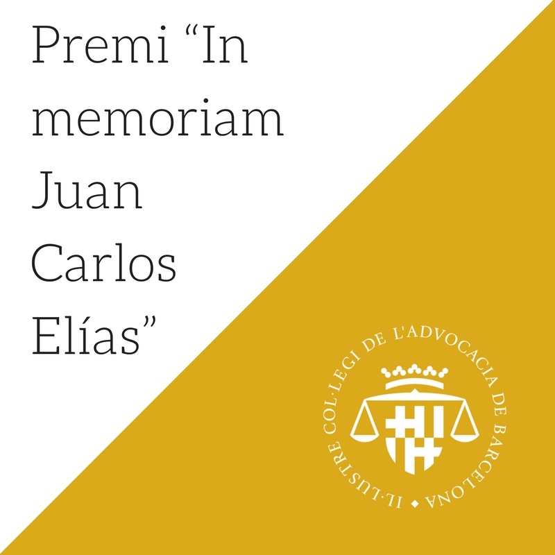 Convocat el Premi 'In memoriam Juan Carlos Elías'