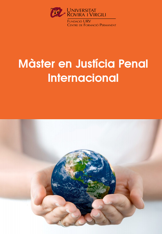 Màster en Justícia Penal Internacional (Fundació URV)