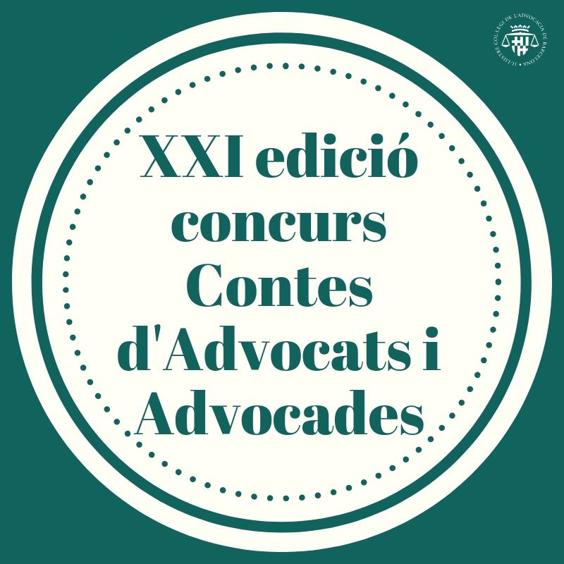 XXI Concurs de Contes d’Advocats i Advocades 2020