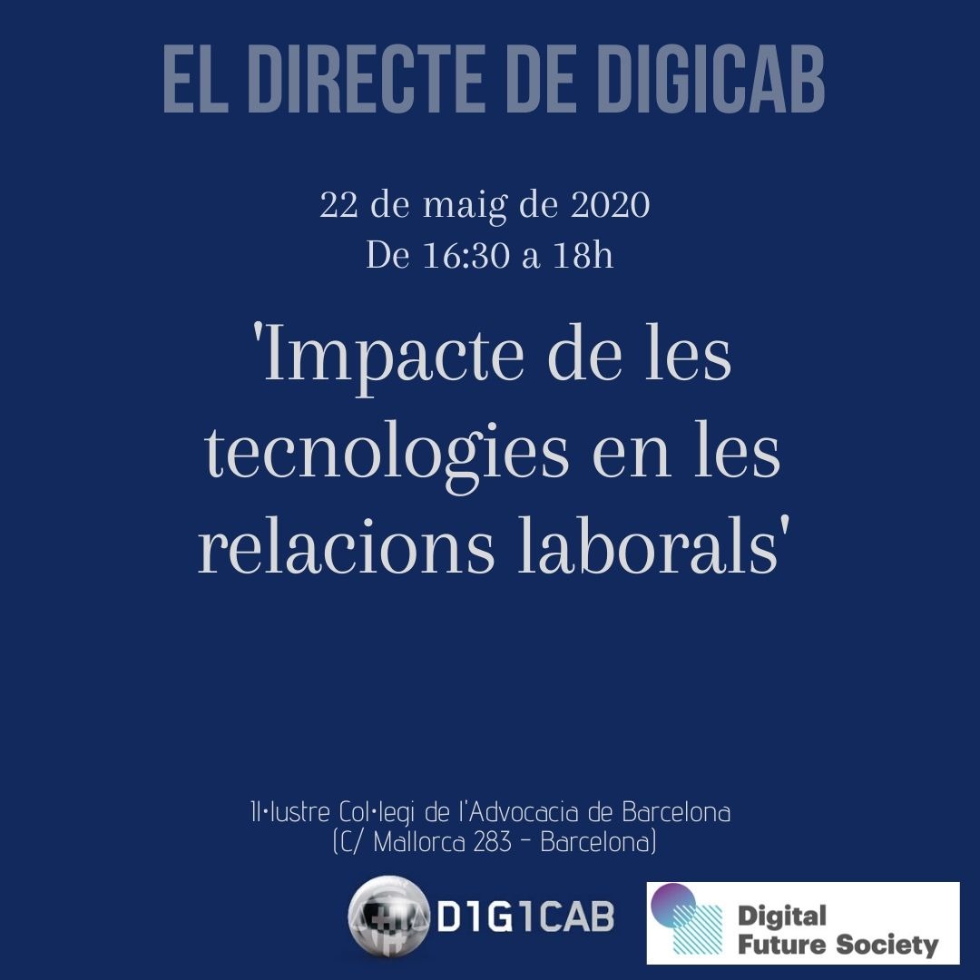 EL DIRECTE DE DIGICAB: 'Impacte de les tecnologies en les relacions laborals'