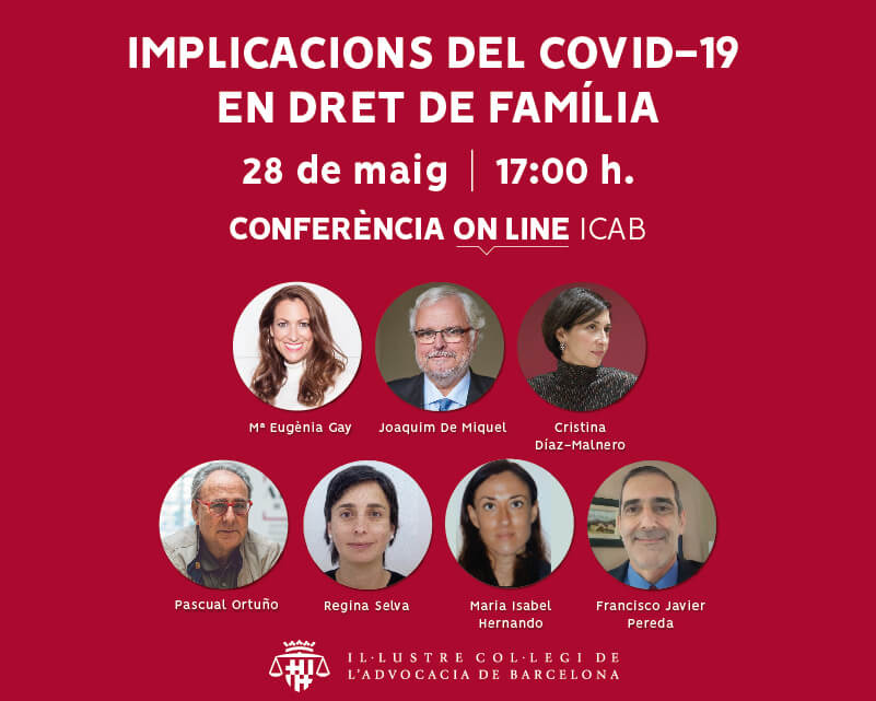 Conferència on-line: 'Implicacions del COVID-19 en Dret de Família'