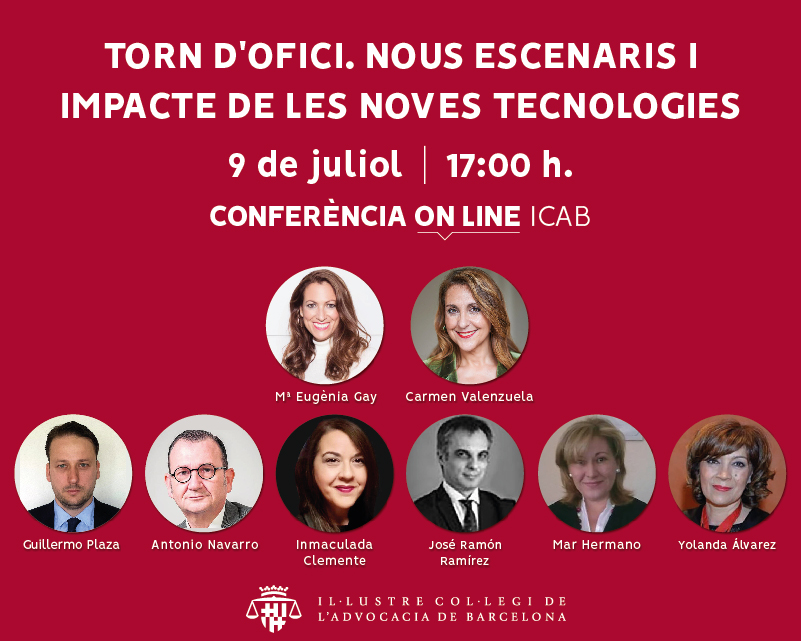 Conferència on-line: 'Torn d'ofici. Nous escenaris i impacte de les noves tecnologies'