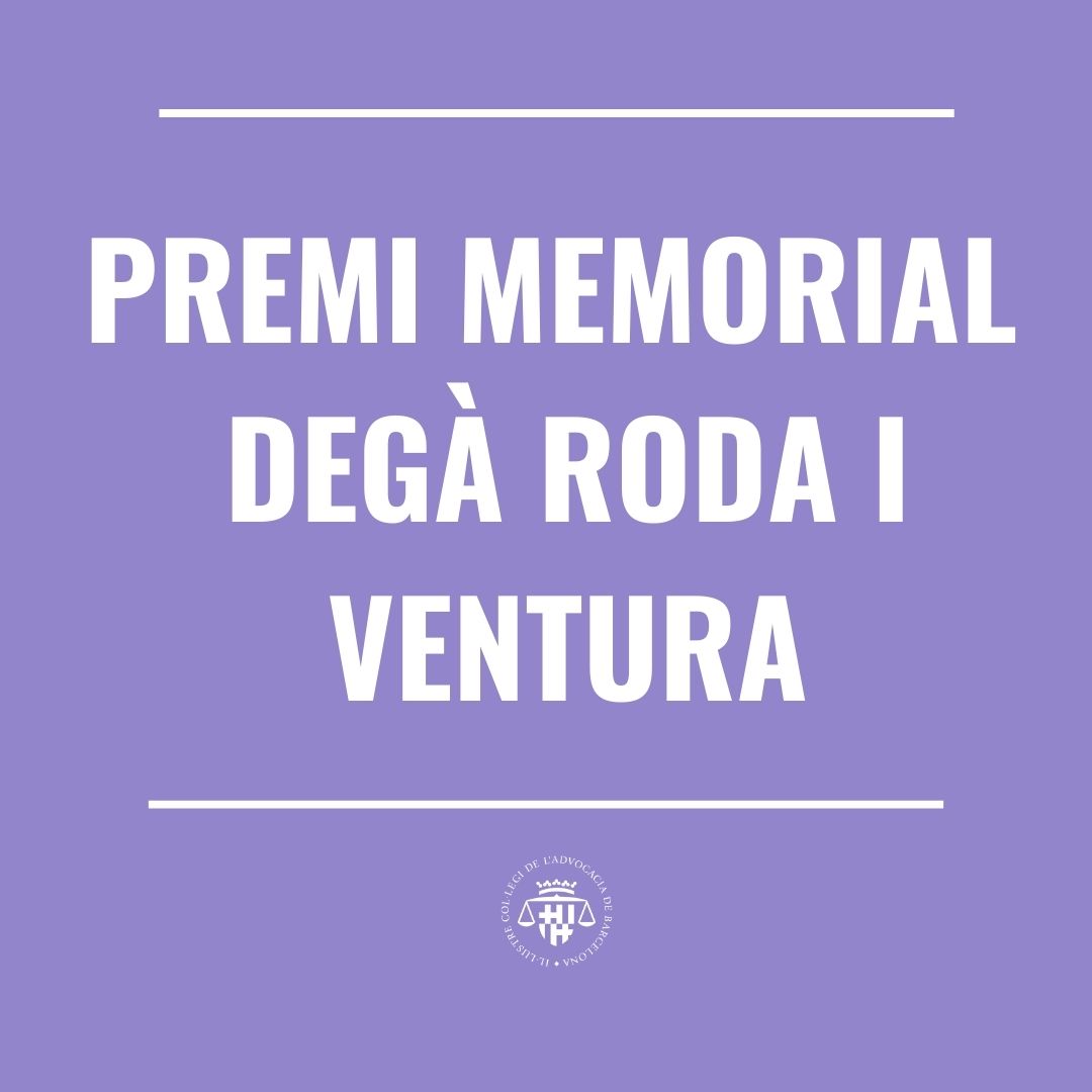 Convocat el Premi Memorial Degà Roda i Ventura 2020