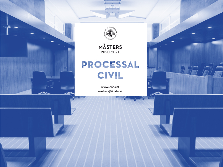 Máster en Procesal Civil ICAB 2021 - FORMATO ONLINE