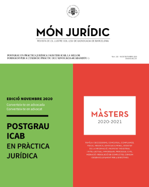 La revista 'Món Jurídic' núm. 330 ja es pot consultar en PDF