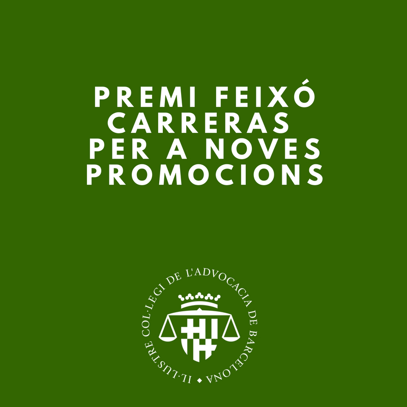 Premio Feixó Carreras 2020 para nuevas promociones