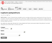Nou apartat web de jurisprudència en matèria d'Estrangeria 